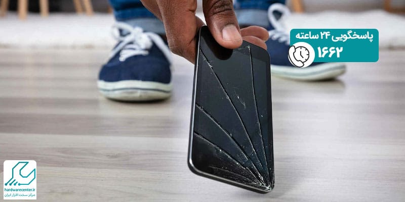 شکستن تاچ موبایل lg