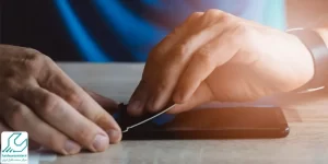تعویض گلس موبایل سامسونگ
