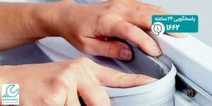تعویض لاستیک درب یخچال سامسونگ